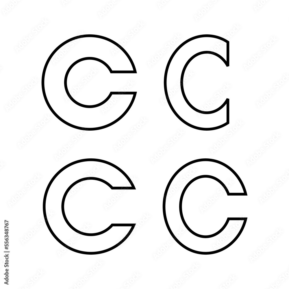 Copyright icon vector for web and mobile app. copyright sign and symbol Copyright icon vector for web and mobile app. copyright sign and symbol