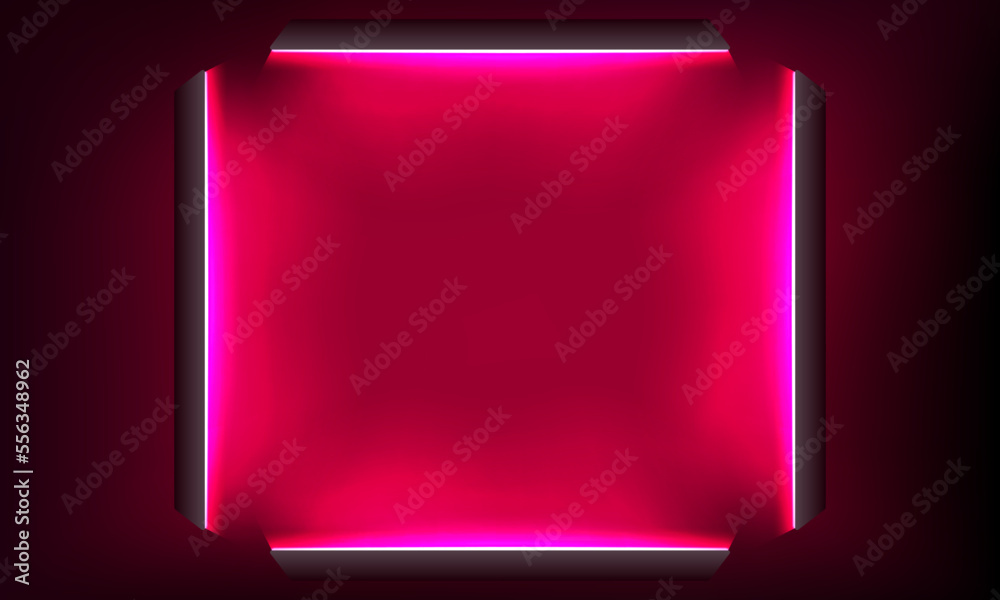 Obraz premium Abstract neon background. Lights line, luminous rays, neon magic sword. Motion shine pink.