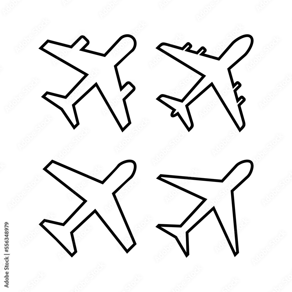 Plane icon vector for web and mobile app. Airplane sign and symbol. Flight transport symbol. Travel sign. aeroplane Plane icon vector for web and mobile app. Airplane sign and symbol. Flight transport symbol. Travel sign. aeroplane