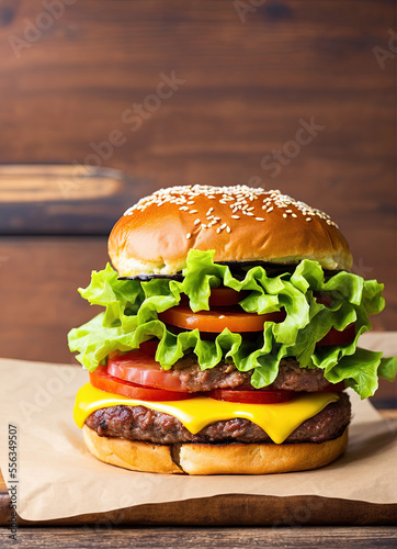 burger, hamburger, food, cheeseburger, cheese, beef, sandwich, meat, bread, lettuce, bun, tomato, fast, meal, isolated, white, dinner, lunch, grilled, fast food, salad, unhealthy, fat, onion, bacon