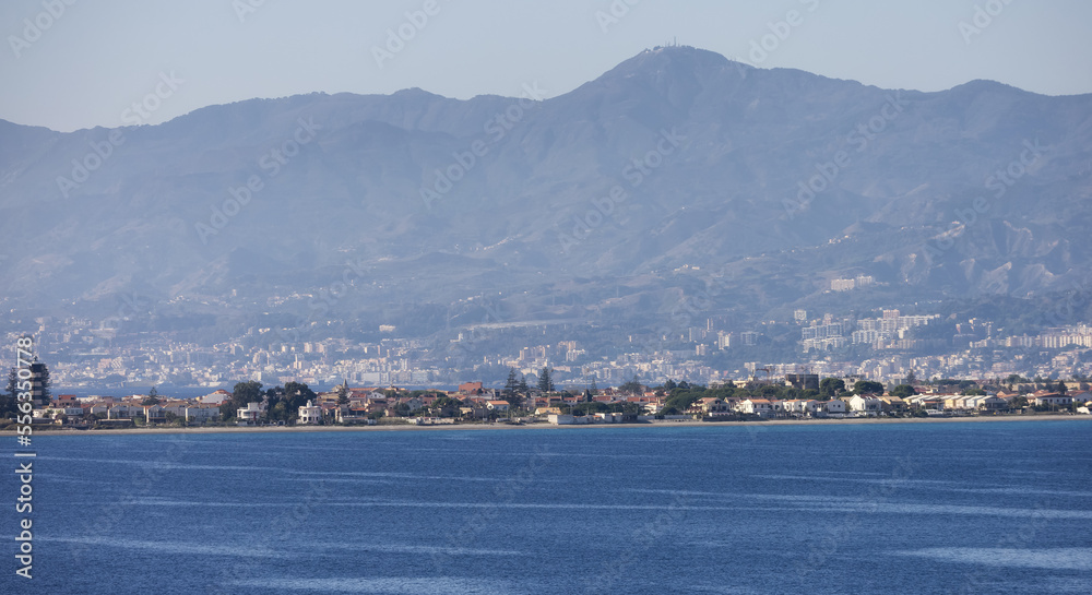 City by the Sea. Messina, Sicilia, Italy. Sunny Morning.