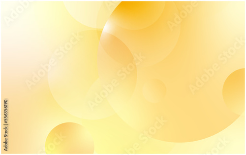 黄色とオレンジのグラデーション背景素材、円の集まり