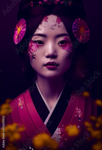 A Japanese Maiko Woman