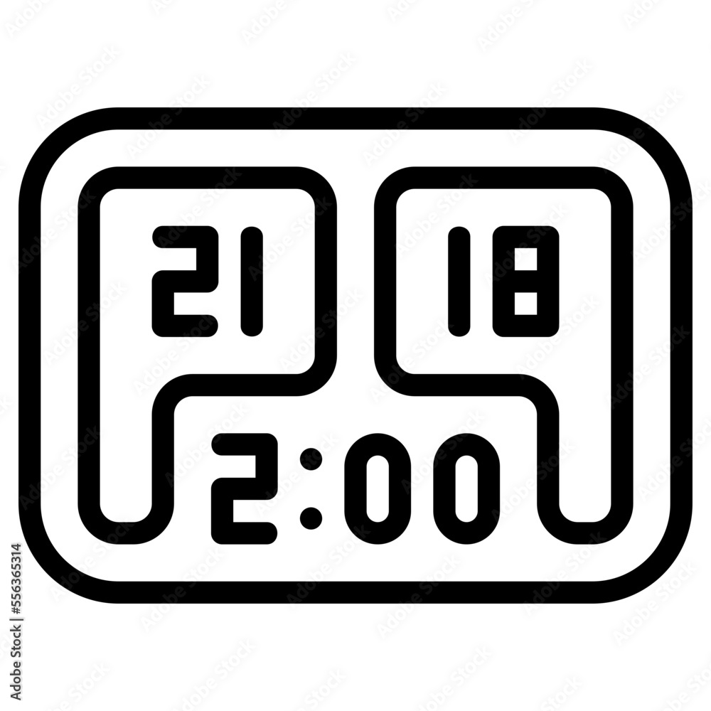 scoreboard line icon scoreboard line icon