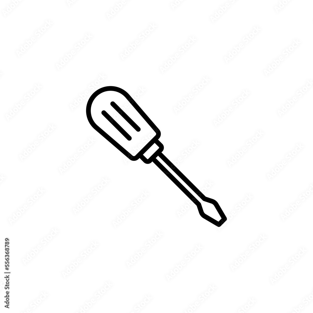 Screwdriver Icon vector design templates Screwdriver Icon vector design templates