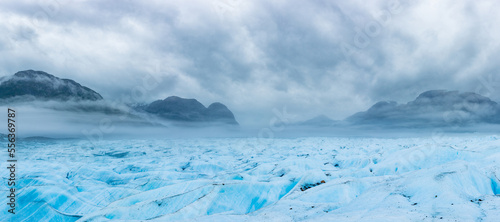 Panorámica del Glaciar Exploradores, Campos de Hielo Norte, Patagonia de Chile