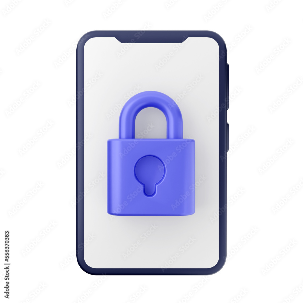 3d Smartphone icon illustration render 3d Smartphone icon illustration render