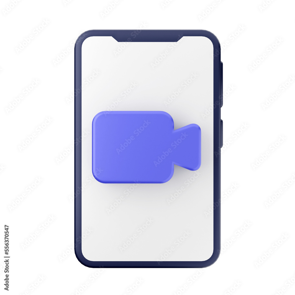 3d Smartphone icon illustration render 3d Smartphone icon illustration render