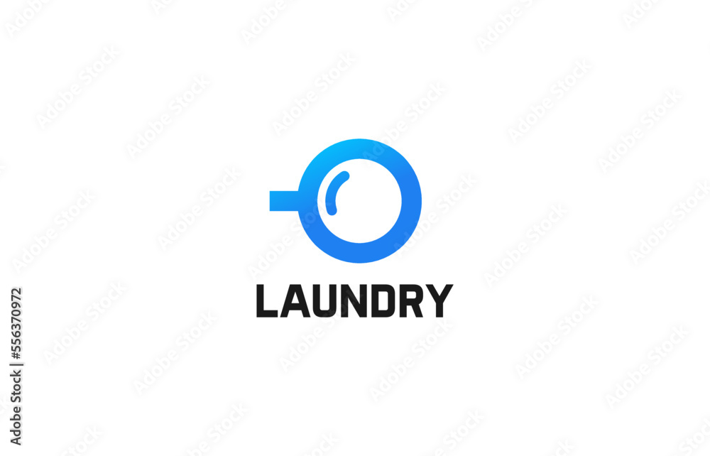 laundry and home service logo design templates