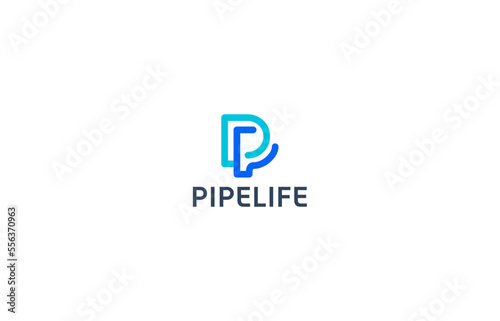 letter p logo design templates