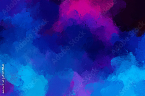 Background abstract oil painting blue pink