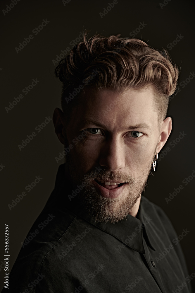 expressive handsome man expressive handsome man
