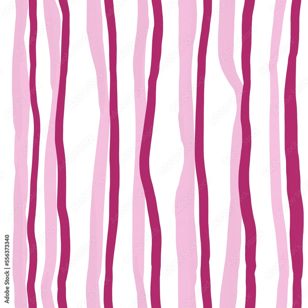 Hand drawn seamless pattern with red pink striped lines on white background. Simple minimalist stripes, wonky geometric abstract fabric print, mid century modern style, warm colors. Hand drawn seamless pattern with red pink striped lines on white background. Simple minimalist stripes, wonky geometric abstract fabric print, mid century modern style, warm colors.