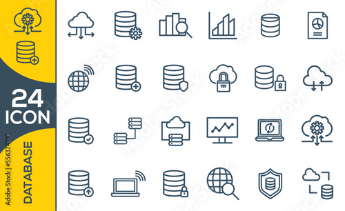 DATE BASE ICON SET DESIGN