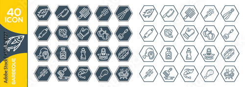 BARBEQUE ICON SET DESIGN
