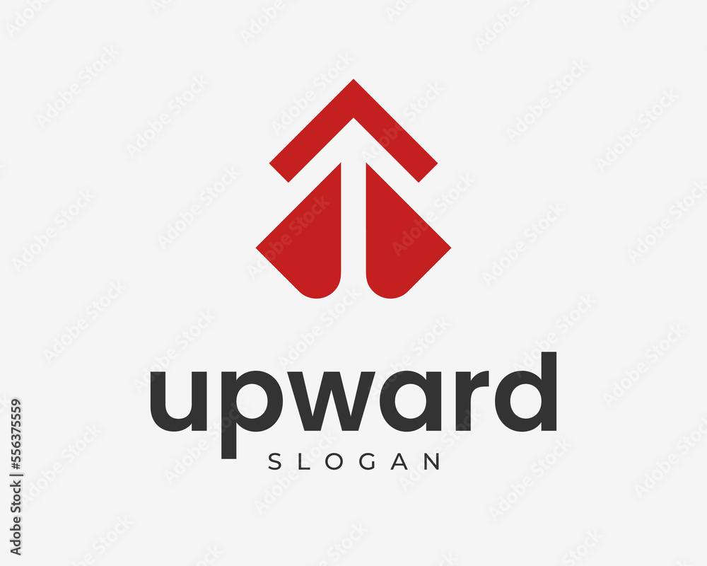 Upward Arrow Up Direction Forward Launch Boost Fast Speed Success Business Icon Vector Logo Design Upward Arrow Up Direction Forward Launch Boost Fast Speed Success Business Icon Vector Logo Design