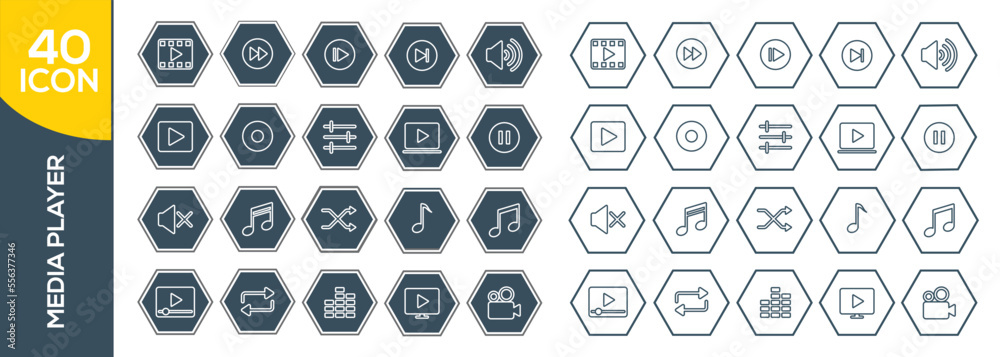 MEDIA ICON SET DESIGN MEDIA ICON SET DESIGN