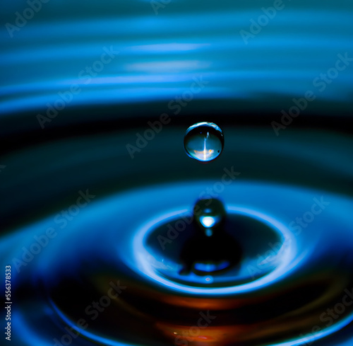 drop of water. Generative AI.