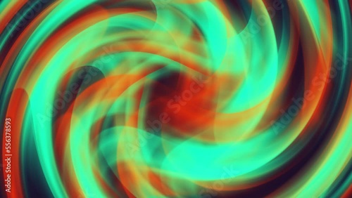 4K.massive abstract red orange green purple motion graphic wave gradient animation.