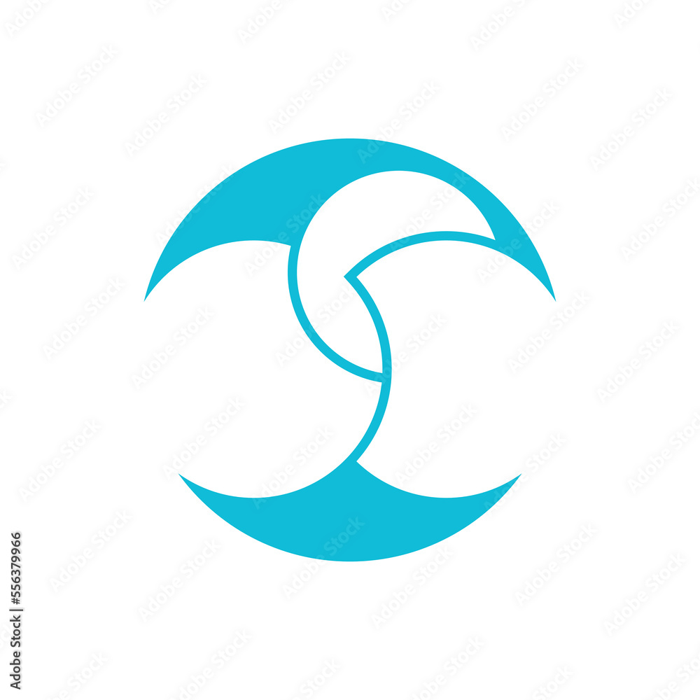 Cloud illustration logo vector flat design Cloud illustration logo vector flat design