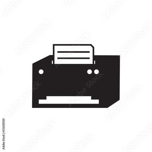 printer icon , printout icon vector