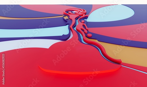 3D Backround Illustration 2023 World Cup Theme U20