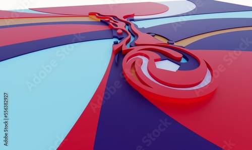 3D Backround Illustration 2023 World Cup Theme U20