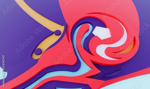 3D Backround Illustration 2023 World Cup Theme U20