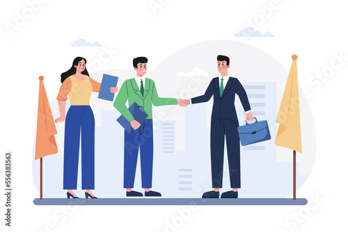 Business Community Illustration