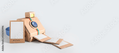 Cardboard photo camera with...