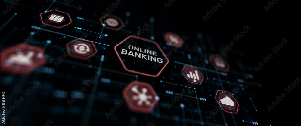 Fototapeta premium Banking Payment Online Internet Technology concept 2023