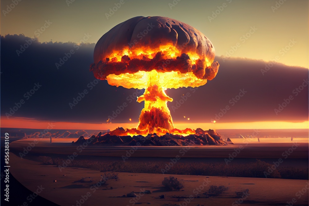 Obraz premium nuclear bomb