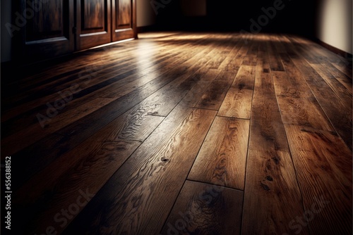 photo brown wooden flooring © vuang