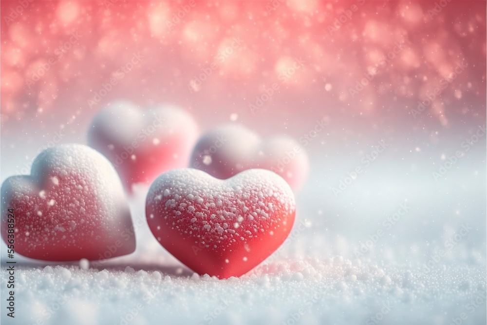 Cute hearts, Valentine's Day, bokeh lights Micro hearts. Cute hearts, Valentine's Day, bokeh lights Micro hearts.