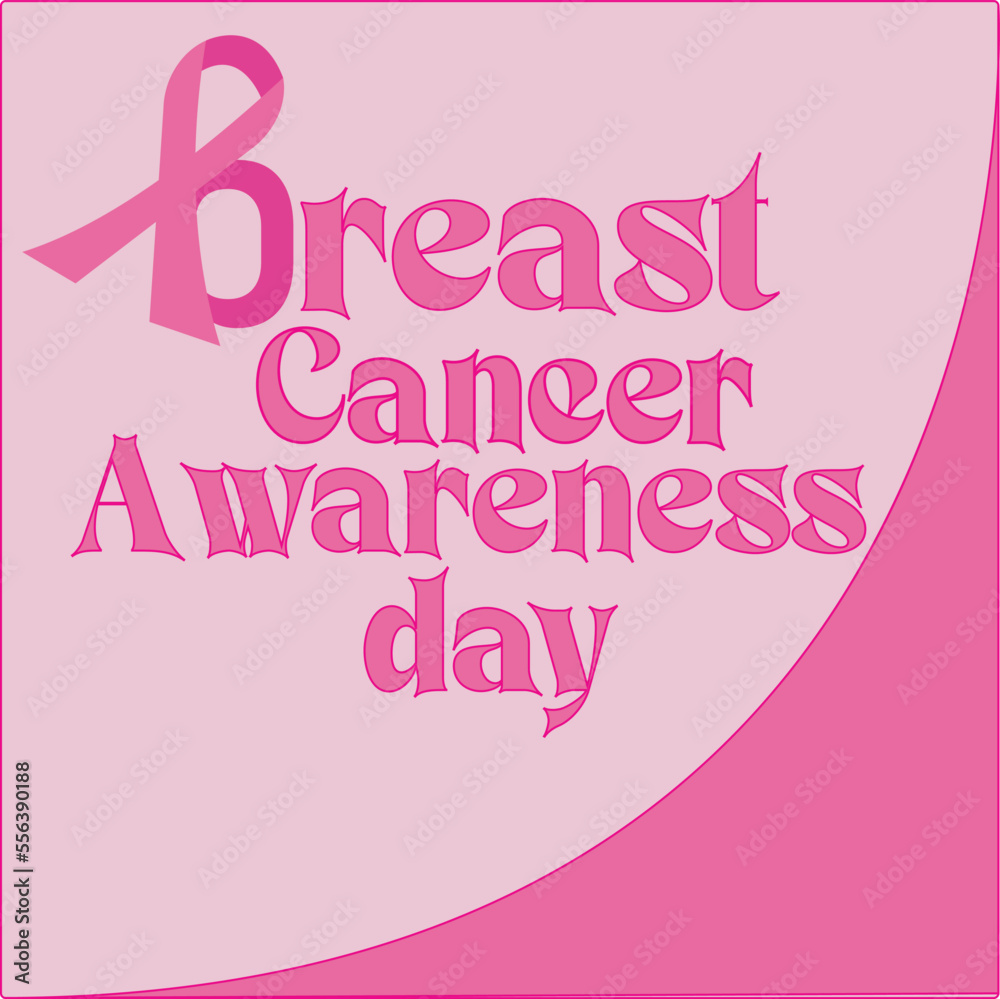 Breast cancer awareness day social  media post