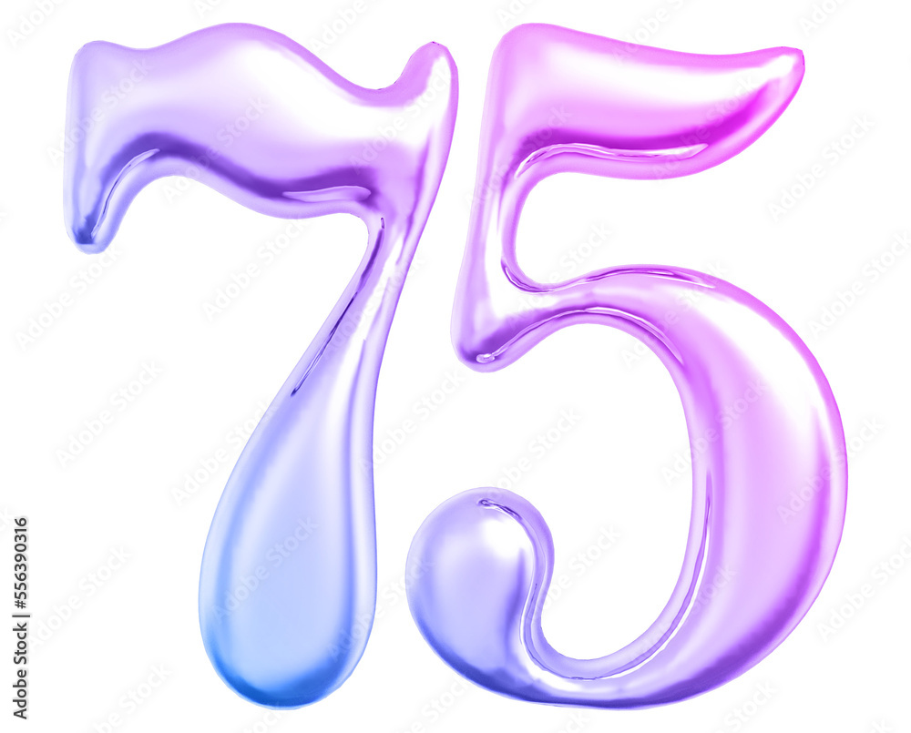 3d gradient number 75 3d gradient number 75