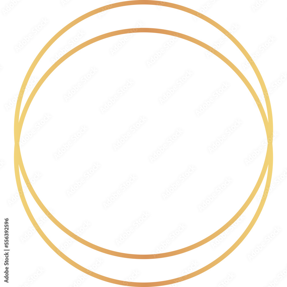 Gold Line Circle Frame (3) Gold Line Circle Frame (3)
