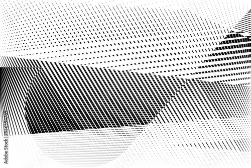 abstract halftone lines and dots background, creative dynamic pattern, vector texture