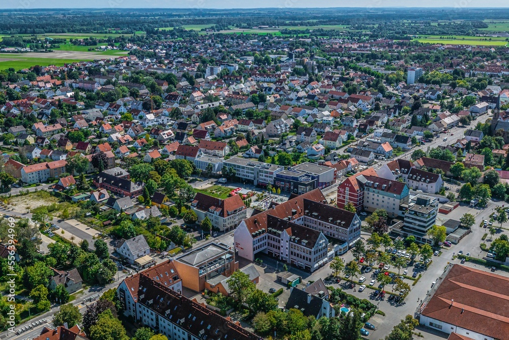 Königsbrunn in Schwaben im Luftbild