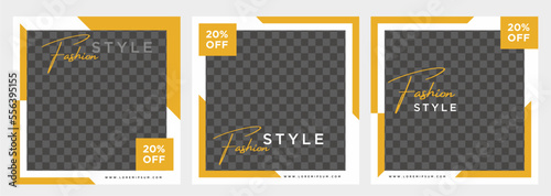 Social media post template collection Minimalist