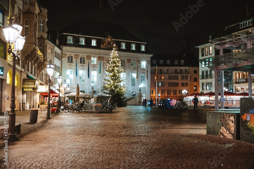 Bonn at night during Christmas