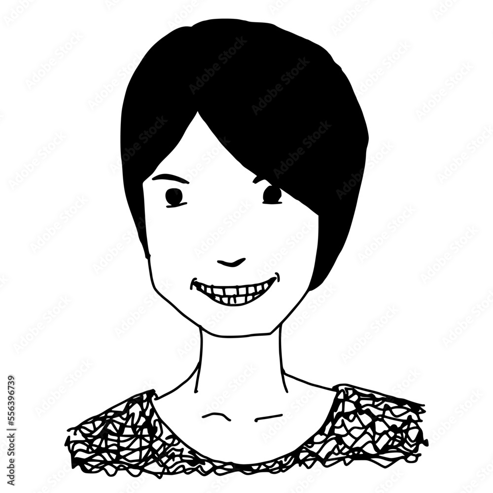 People icon hand draw minimalist avatar cartoon design People icon hand draw minimalist avatar cartoon design