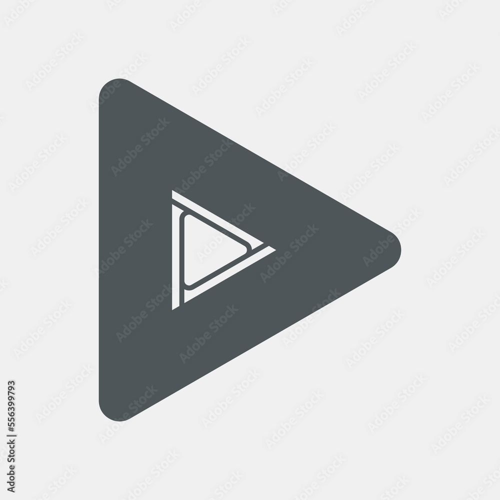 Play button site video quality vector illustration cut Play button site video quality vector illustration cut