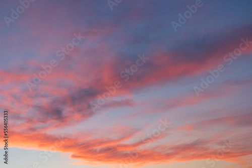 Beautiful colorful morning sky background.