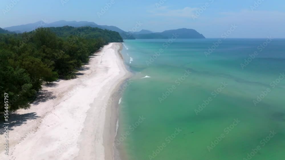 Aerial view of Ao Pante Malacca port in Koh Tarutao national park in Satun, Thailand Aerial view of Ao Pante Malacca port in Koh Tarutao national park in Satun, Thailand