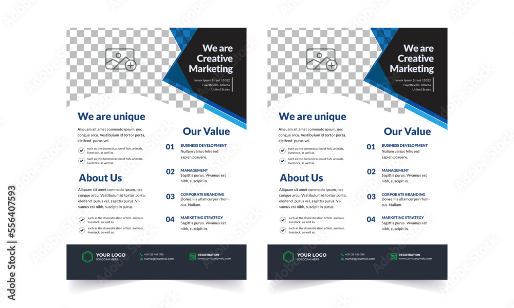 Trendy Flyer style vector design with an A4 format, modern leaflet cover, or presentation template. Suitable for social media and web or internet ads. Trendy Flyer style vector design with an A4 format, modern leaflet cover, or presentation template. Suitable for social media and web or internet ads.
