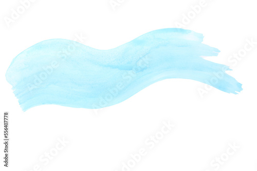 Concept of paints, paint smear isolated on white background