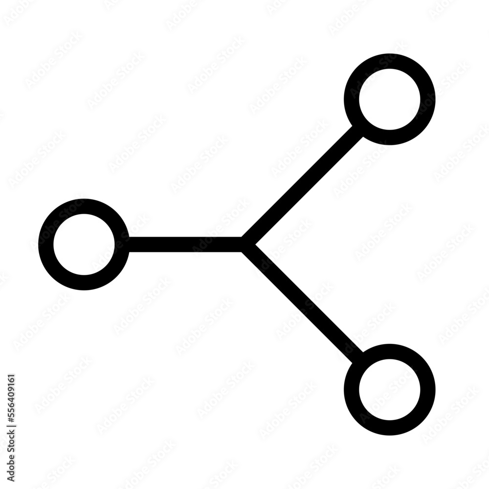 Icon Strategy Share Outline Icon Vector Icon Strategy Share Outline Icon Vector