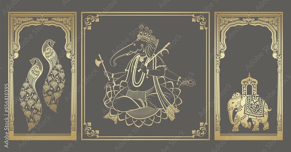 custom made wallpaper toronto digitalHindu icons, Hinduism ,cultural heritage , India , Asia