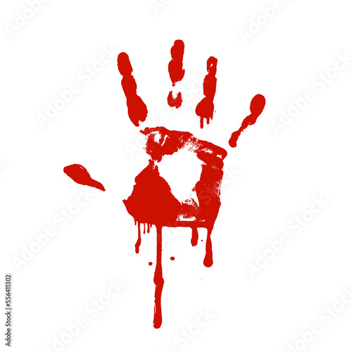 Bloody Hand Blot